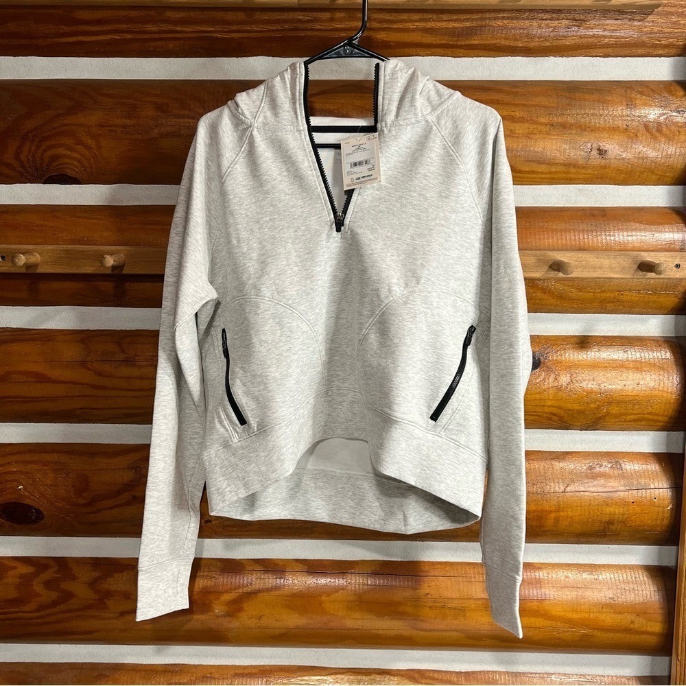 DSG Light Heather Gray Sport Fleece 1/4 Zip